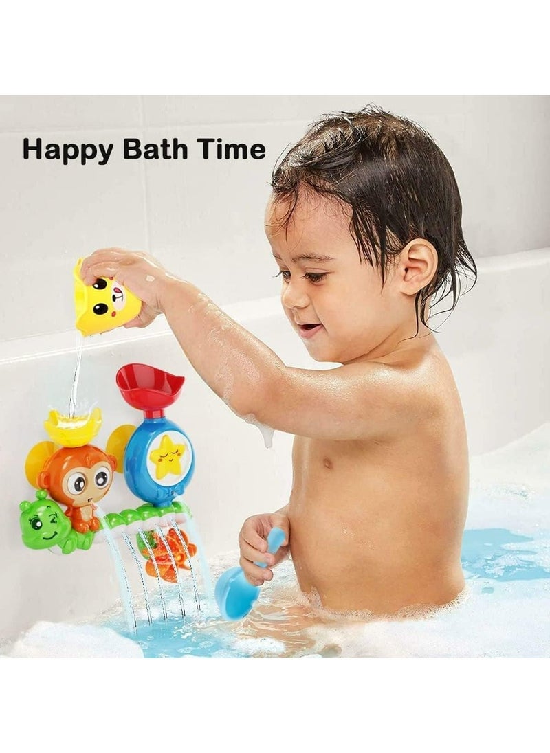 Generic - Baby Bath Toy for Toddlers 2 3 4 5 Years Baby Kids Boys and Girls,Bathtub Toy - Spinning Gear and Googly Eyes for Toddler or Baby Bath Time Sensory Development,Bath Tub Toys for Kids Baby - Image 1