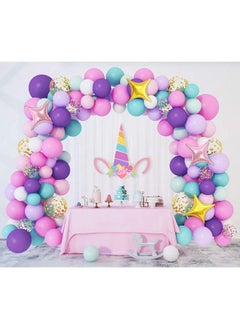 Unicorn Balloons Arch Garland Kit, Unicorn Birthday Party Decorations For Girls Confetti Light Purple Aqua Blue Pink Balloons Set Wedding Baby Shower Party Supplies - pzsku/Z26B60D33EB4FFBD75F9CZ/45/_/1680517429/4b2580a9-2060-43f1-82e2-612932b537dd