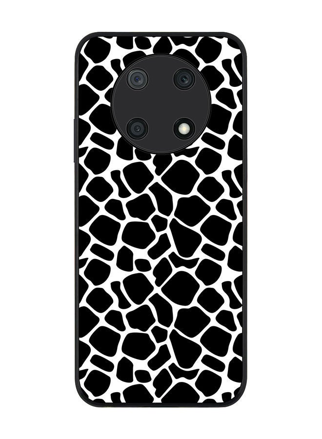 Stylizedd Rugged Black edge case for Huawei nova Y90 Slim fit Soft Case Flexible Rubber Edges Anti Drop TPU Gel Thin Cover - Cow Skin Print - Image 1