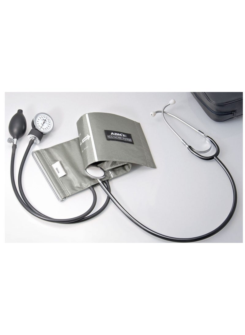 أبن مجموعة ضغط الدم ABN مقياس ضغط الدم اللاسائلي | مقياس ضغط الدم اللاسائلي مع سماعة طبية مجانية للاستخدام المنزلي | صنع في أندونيسيا - Image 5