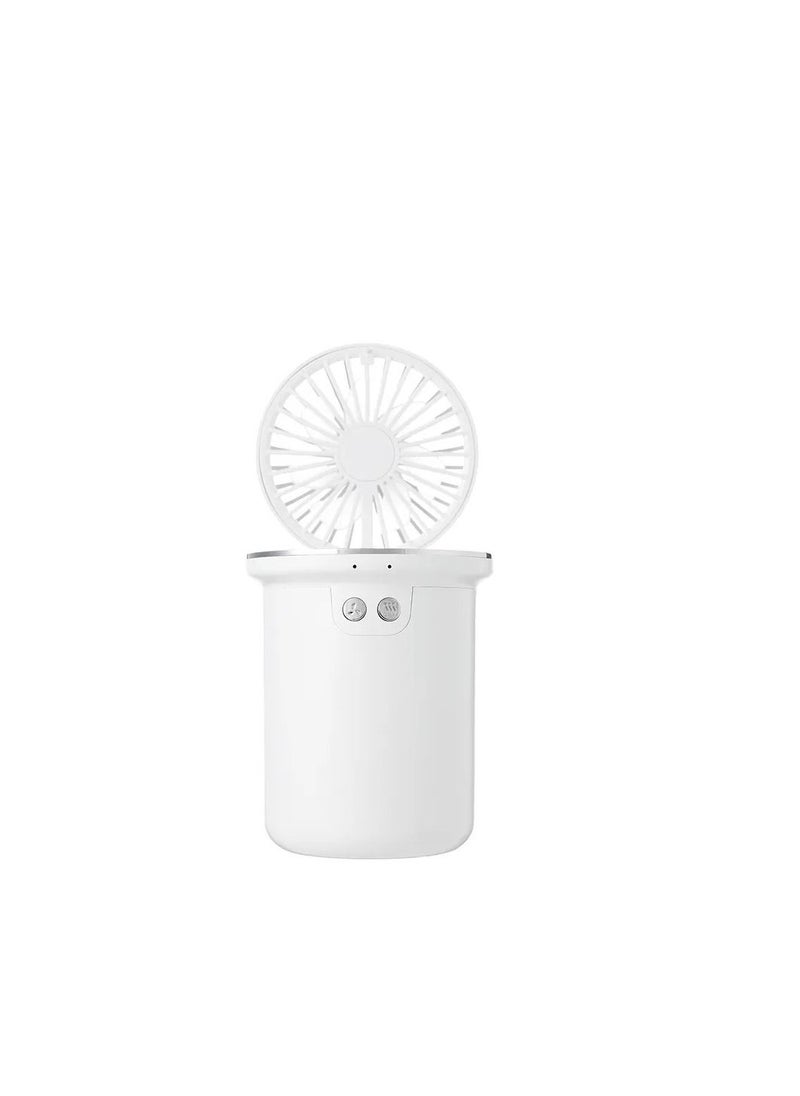 Generic Small water vaporizer mist cooler stand fan rechargeable mini humidifier fan 3 speed air cooling fan  - Image 1