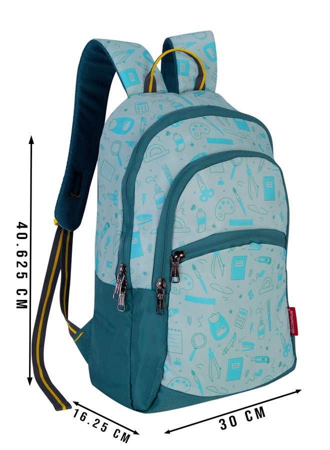 COSMUS KIDO ARTISTO Kids T.GREEN 20L 16 inches Polyester Printed School Backpack Bag ideal for Boys and Girls of Age Group 2-5 yrs | Small Students Daypacks - Image 2