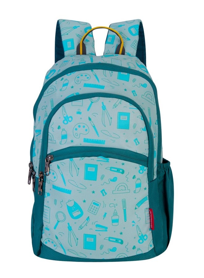 COSMUS KIDO ARTISTO Kids T.GREEN 20L 16 inches Polyester Printed School Backpack Bag ideal for Boys and Girls of Age Group 2-5 yrs | Small Students Daypacks - Image 1