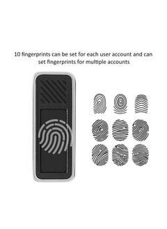 Y&D Mini USB C Fingerprint Reader for Windows 7,8,10,11, Scanner Support 10 Fingerprints, 0.5s Fast Recognition, Self Learning Algorithm, 360° Touch Speedy Matching  - Image 2