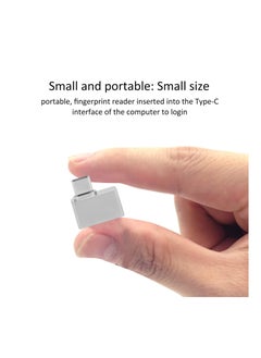 Y&D Mini USB C Fingerprint Reader for Windows 7,8,10,11, Scanner Support 10 Fingerprints, 0.5s Fast Recognition, Self Learning Algorithm, 360° Touch Speedy Matching  - Image 4