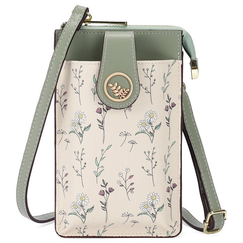 GAEKEAO Small Crossbody Bags for Women Leather Cell Phone Purse Bag Wallet with RFID Blocking Credit Card Slots - Image 1