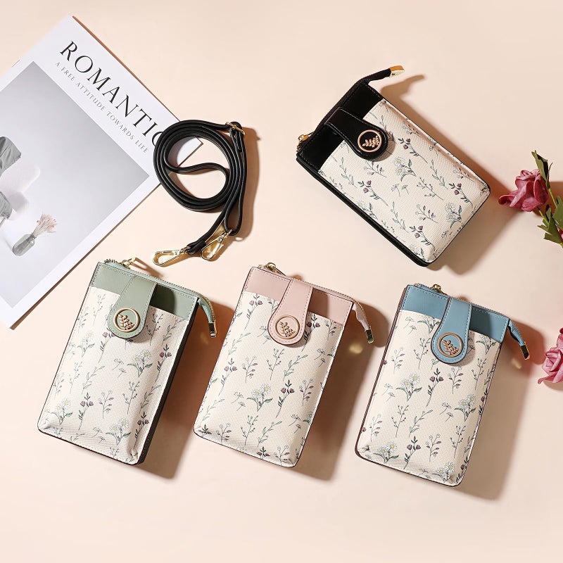 GAEKEAO Small Crossbody Bags for Women Leather Cell Phone Purse Bag Wallet with RFID Blocking Credit Card Slots - Image 3
