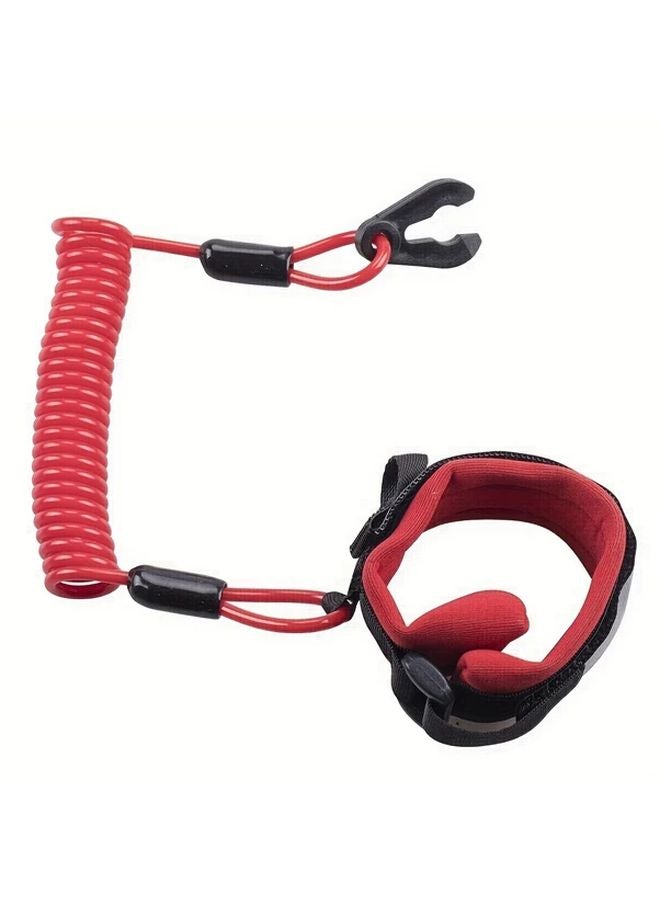 سلك مفتاح أمان القطع البحري الأزرق مع مفتاح للزوارق الآلية والرحلات البحرية والزوارق السريعة - Image 4