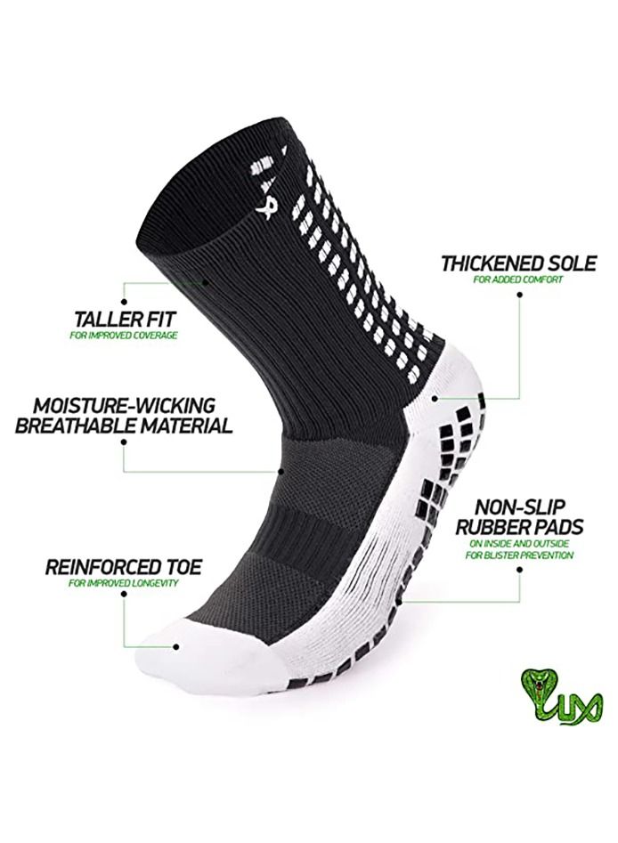 Gonice Anti Slip Soccer Socks,Non Slip Football/Basketball/Hockey Sports Grip Pads Socks - Image 2