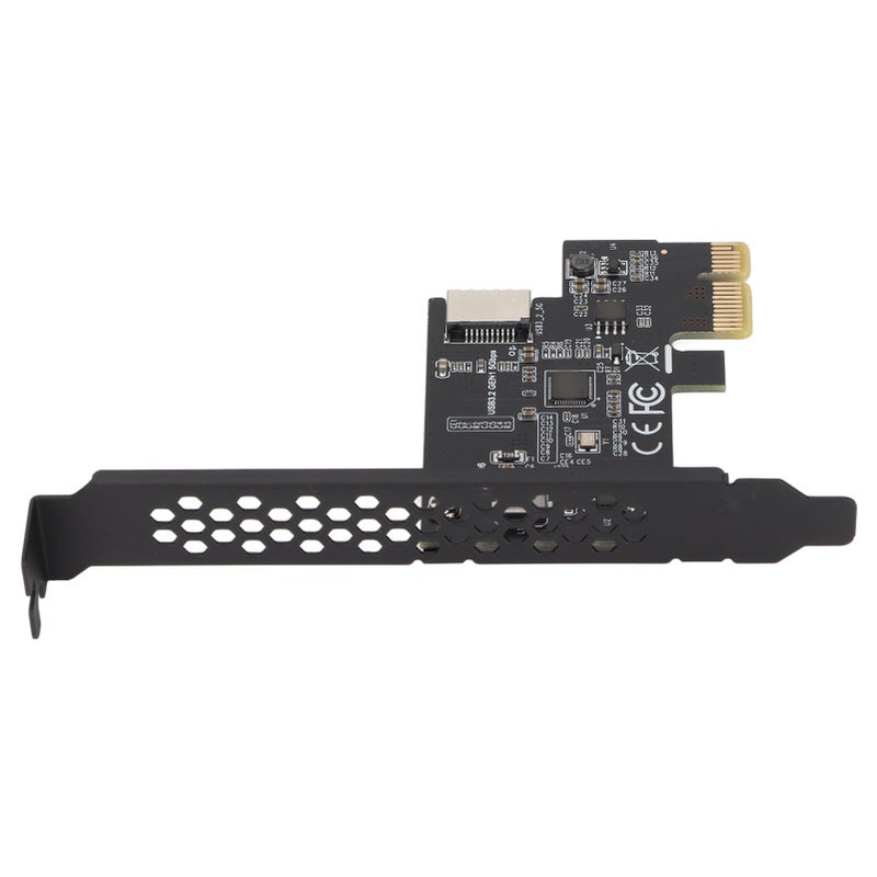 USB3.2 PCI E Riser Card Ceramic Capacitors Double Protection Fast Transmission Speed PCI E to Type E Riser Card for PC Black - Image 3