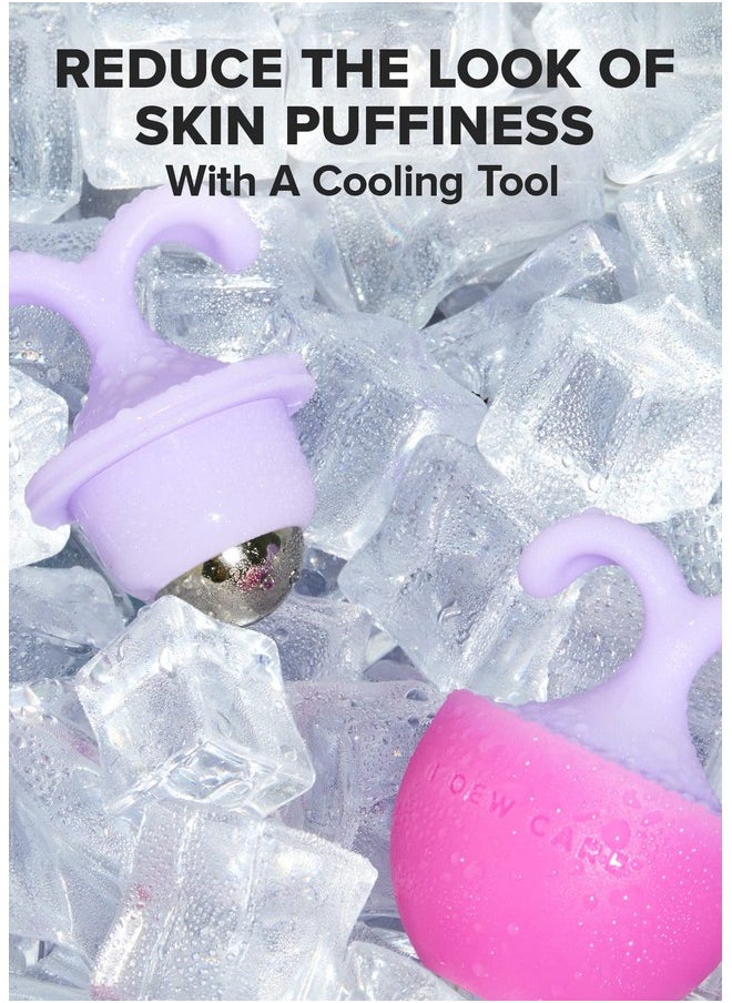 Rolling With It Cooling Depuffing Ice Face Roller With Cap Gift Reusable And Hygenic Cooling Stick Skincare Tool Ice Roller For Face Travel Size Fsc Packaging