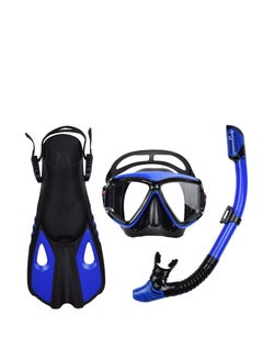 Generic Swimming Diving Mask And Snorkel Flippers Set  - Image 1