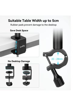 Generic For SMALLRIG aCamera Desk Mount,13"-35.4" Adjustable Table Camera Mount, Telescopic Extension Arm 3992, Suitablefor Camera, Ring Light, Live Streaming, Photo Video Recording, Vlog, Max Load 10kg  - Image 5