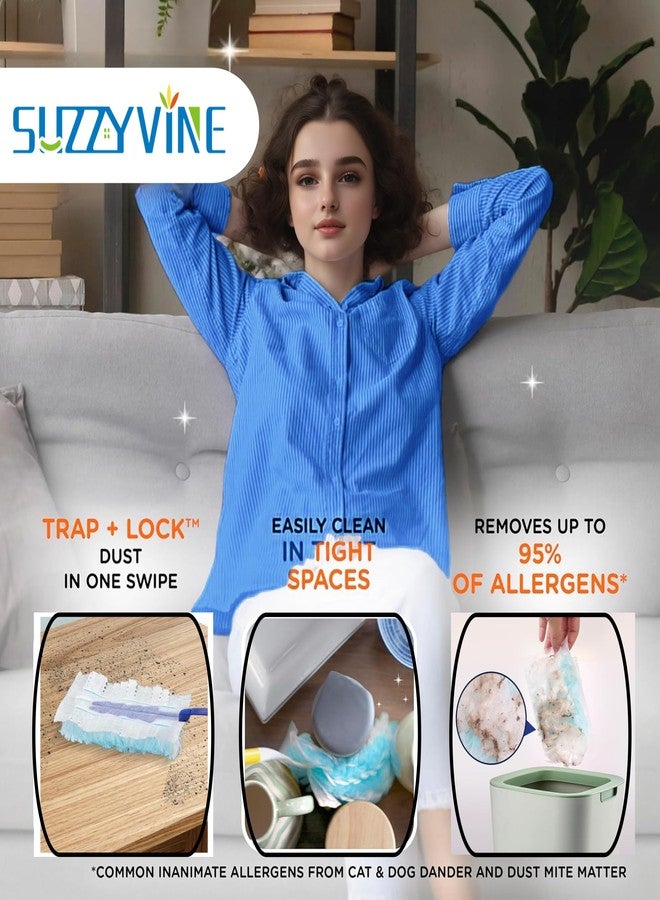 SUZZYVINE Disposable Duster Refills for Swiffer Duster Heavy Duty Electrostatic Duster Heads,Total 20 Count - Image 5