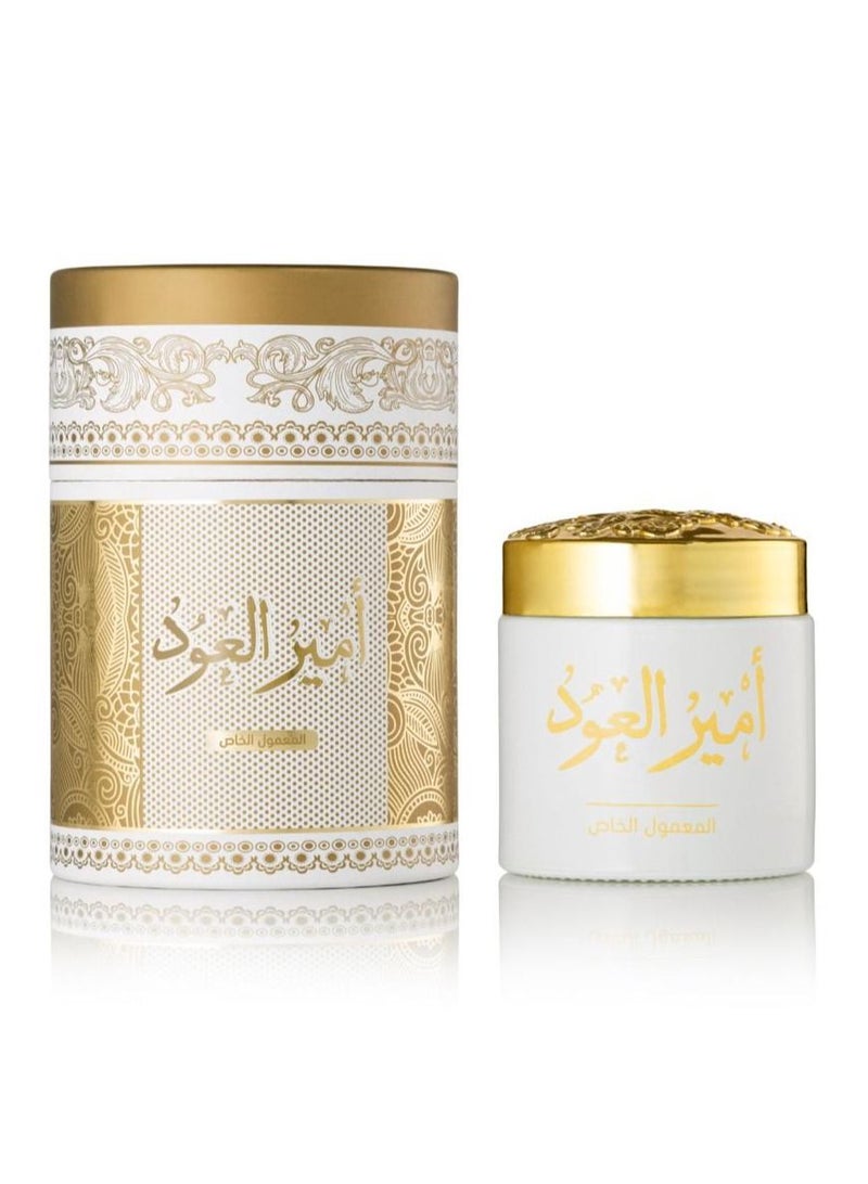 OUD LOVER Amir Al Oud Private Maamoul Premium Oriental Incense with Long Lasting Rich Scent in Elegant Jar - Image 1