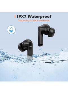 General Wireless earbuds, Active Noise Cancelling Bluetooth earbuds, headphones with 35 hours play time, in-ear detection, touch controls, ENC technology for clear calls, Bluetooth 5.1, USB-C fast charging, IPX7 water resistant  - Image 4