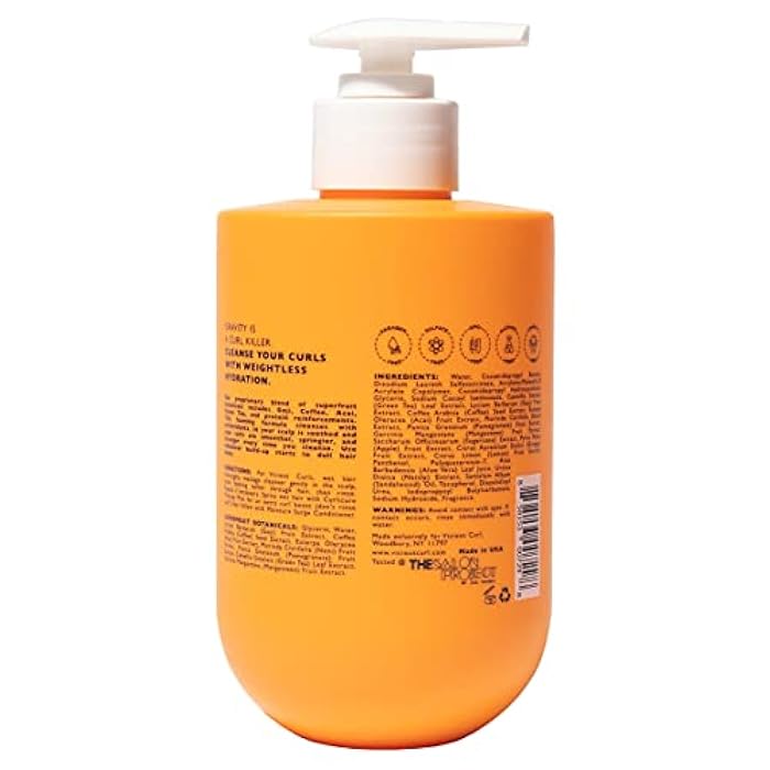 Foaming Curl Cleanse – Clarifying Shampoo for All Curly Hair Types – Curl Enhancing, Moisturizing, Hydrating Frizz-Free, Enhanced Bounce – Sulfate; Paraben and Silicone Free, 12 Fl Oz - Image 5