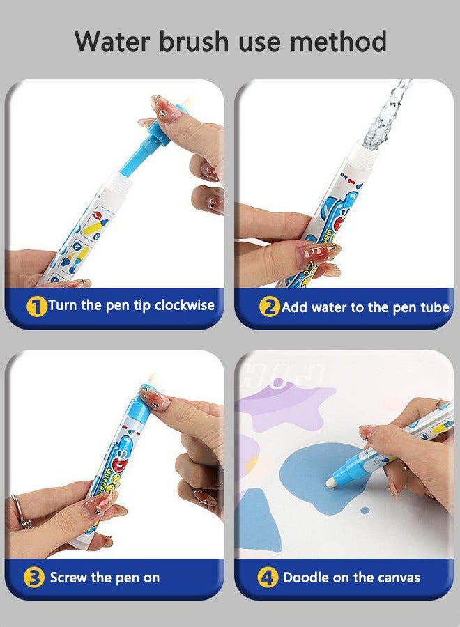Large Magic Water Canvas Water Magic Learning Blanket Water Writing Cloth Children's Drawing Super Size Clean Water Repeated Graffiti Water Painting Blanket