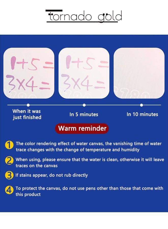 Large Magic Water Canvas Water Magic Learning Blanket Water Writing Cloth Children's Drawing Super Size Clean Water Repeated Graffiti Water Painting Blanket