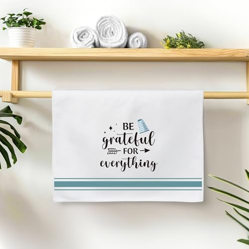 GROBRO7 Funny Kitchen Hand Towel - 6Pcs Fun Sayings Kitchen Farmhouse Vintage Decorative Soft Polyester Dish Towels for Home Bar Dining Room Restaurant Decor Housewarming Gift for Mom Women Hostess - Image 5