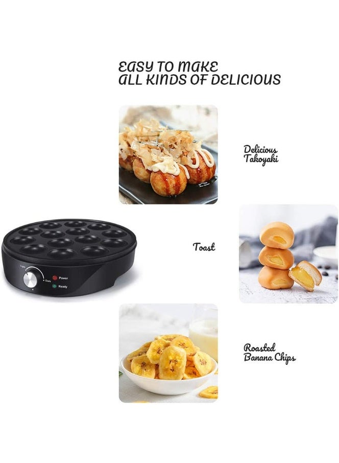 دينكس ماكينة صنع الفطائر الصغيرة 750.0 واط DX3405 باللون الأسود - Image 3