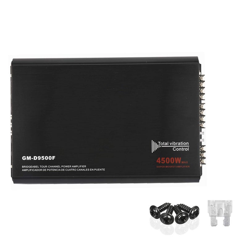 YaeCCC 4-Channels 4500W Car Power Amplifier Class A/B Car Audio Stereo Amplifier - Image 1