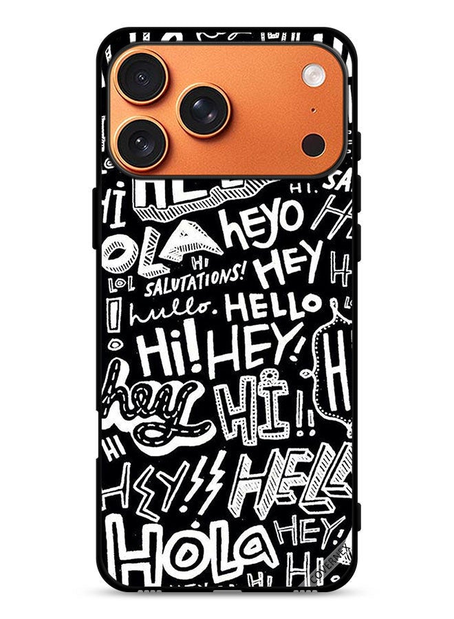 Covernex Apple iPhone 17 Pro Max Protective Case Cover Hi Hello Tags - Image 1