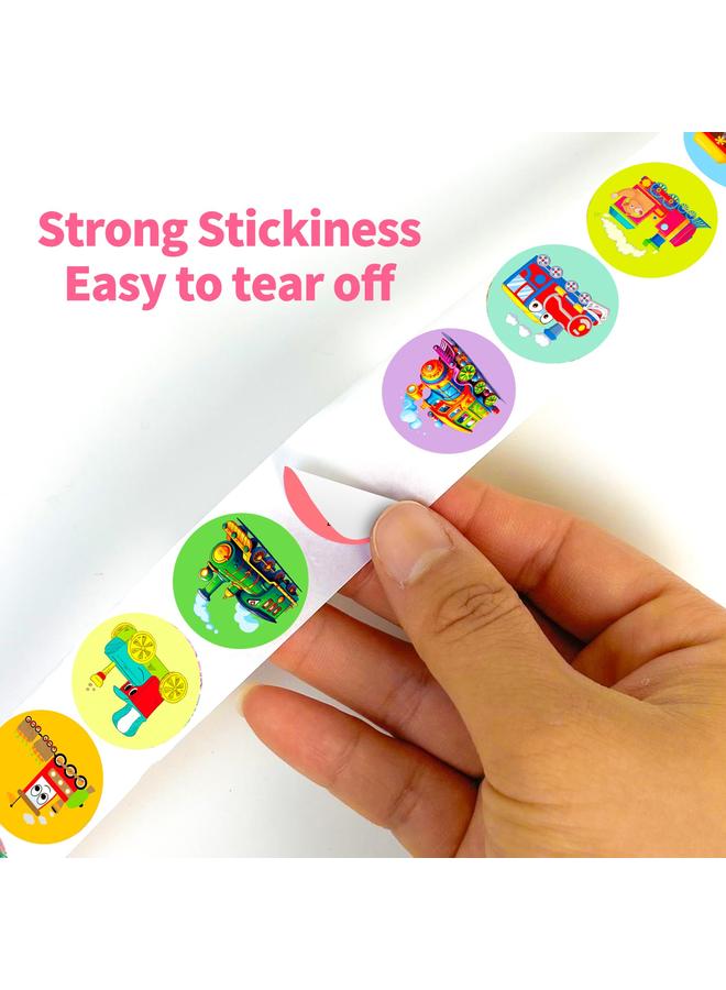 الأزرق جي دبليو بيع 500 قطعة/لفة من الرسوم المتحركة لطيف ، ومكافأة الأطفال ، وملصقات ، وكوب الماء ، وختم مواد الخيمة - Image 5