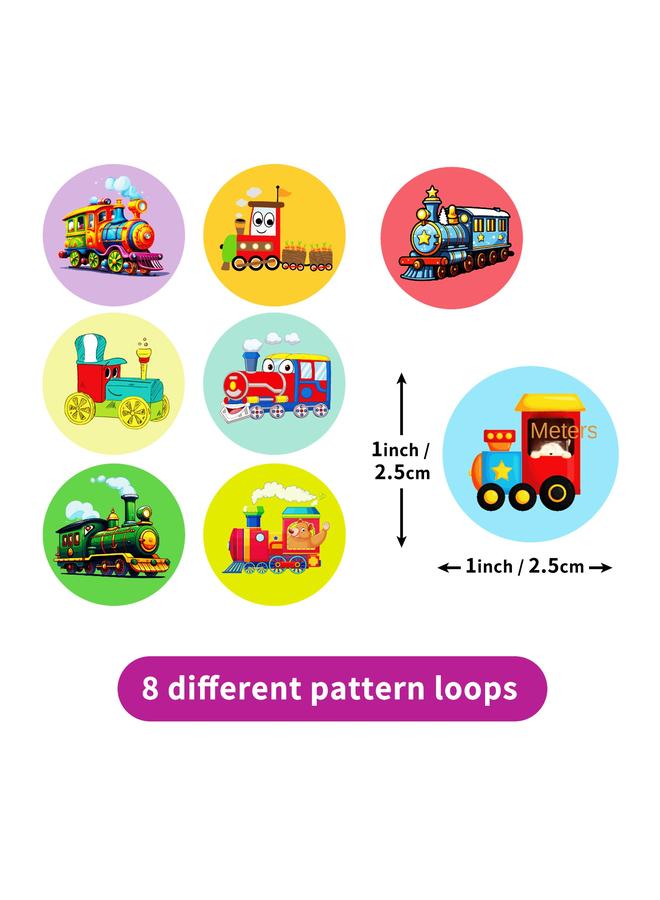 الأزرق جي دبليو بيع 500 قطعة/لفة من الرسوم المتحركة لطيف ، ومكافأة الأطفال ، وملصقات ، وكوب الماء ، وختم مواد الخيمة - Image 4