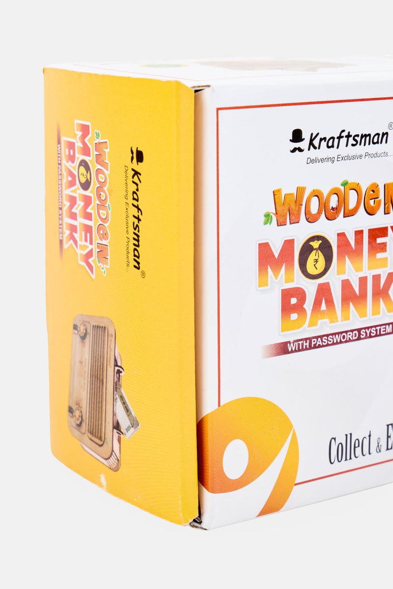 Kraftsman Wooden Radio Money Bank With Password System - Image 5