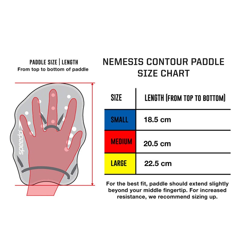 speedo مجاذيف سبيدو للتدريب للبالغين من الجنسين نيمسيس ذات الشكل المنحني - Image 2