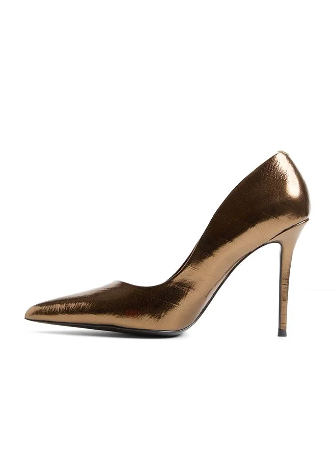 Aldo  Stazya Ladies Brown Heeled Shoes for Women | Best Price UAE
