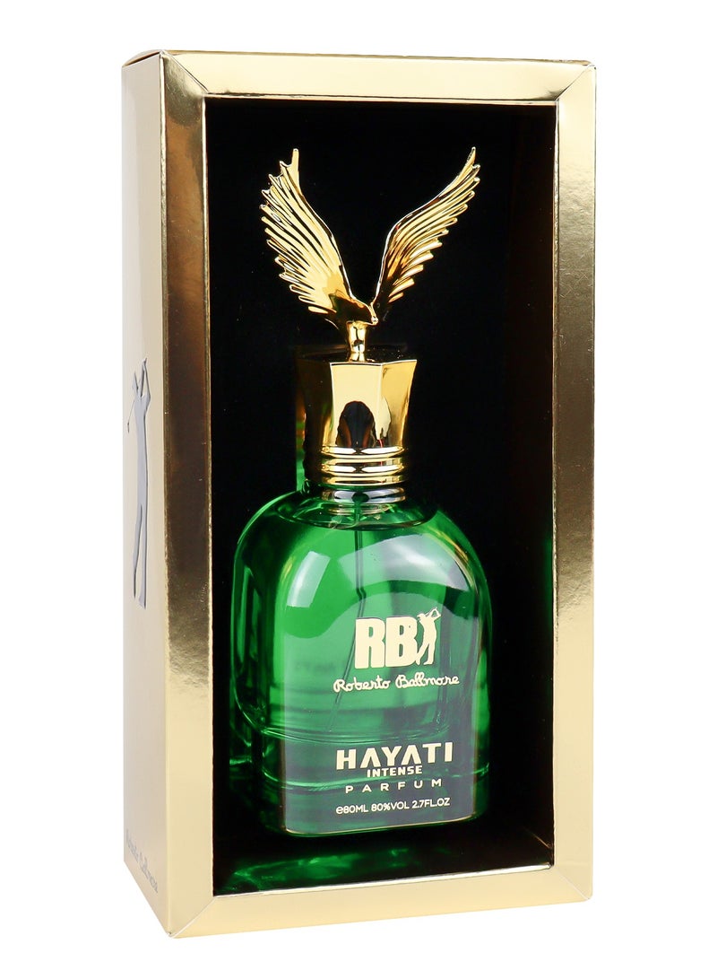 Roberto Ballmore Hayati Intense Vaporisateur Natural Spray - Parfum 80ml - Image 3