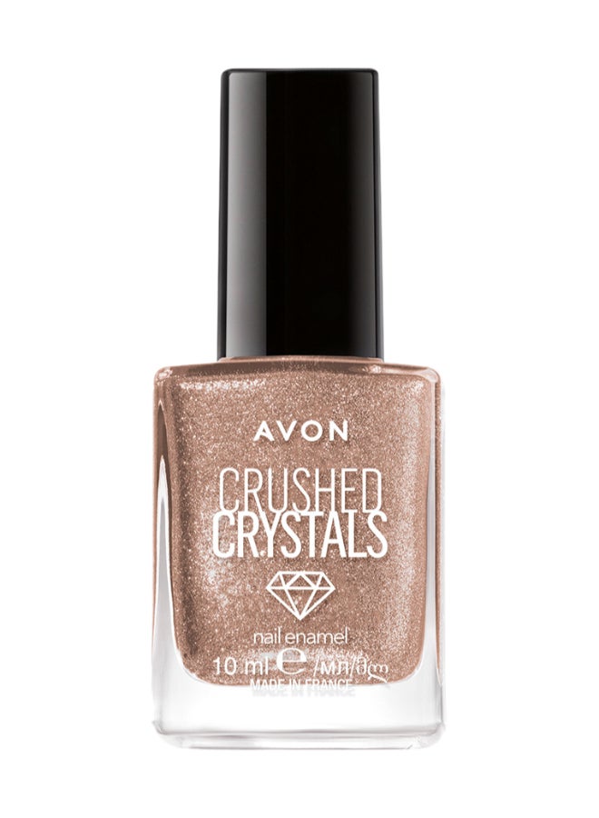 AVON Sunset Beats Crushed Crystals Nail Enamel - Sparkly Fawn 10ml - Image 1