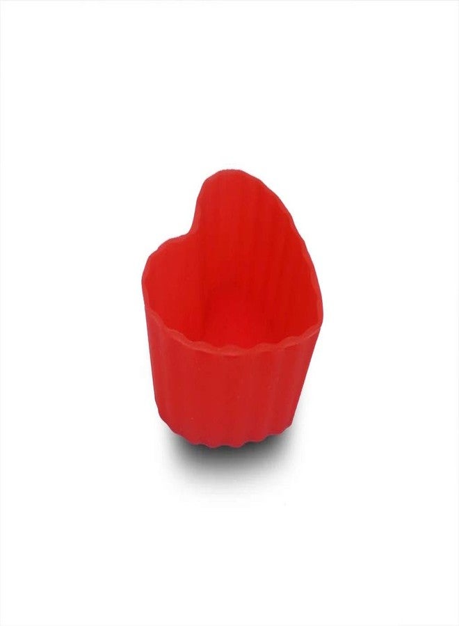 SQUARO Silicone Muffin Moulds Cup Cake Mould Jelly Reusable & Nonstick (Shape- Random, Color- Multicolor (Design and Color - As per Available)) - Image 2
