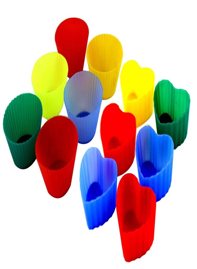 SQUARO Silicone Muffin Moulds Cup Cake Mould Jelly Reusable & Nonstick (Shape- Random, Color- Multicolor (Design and Color - As per Available)) - Image 1