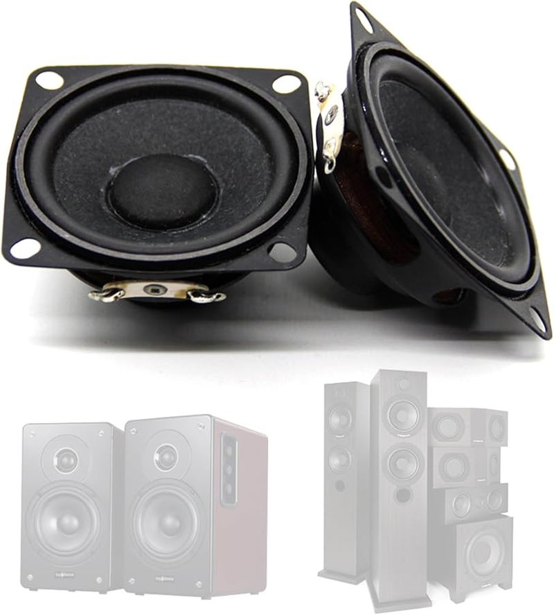 Black 8W 53mm Compact Internal Loudspeaker 2 Inch Versatile Compatible with Most Devices - Image 3