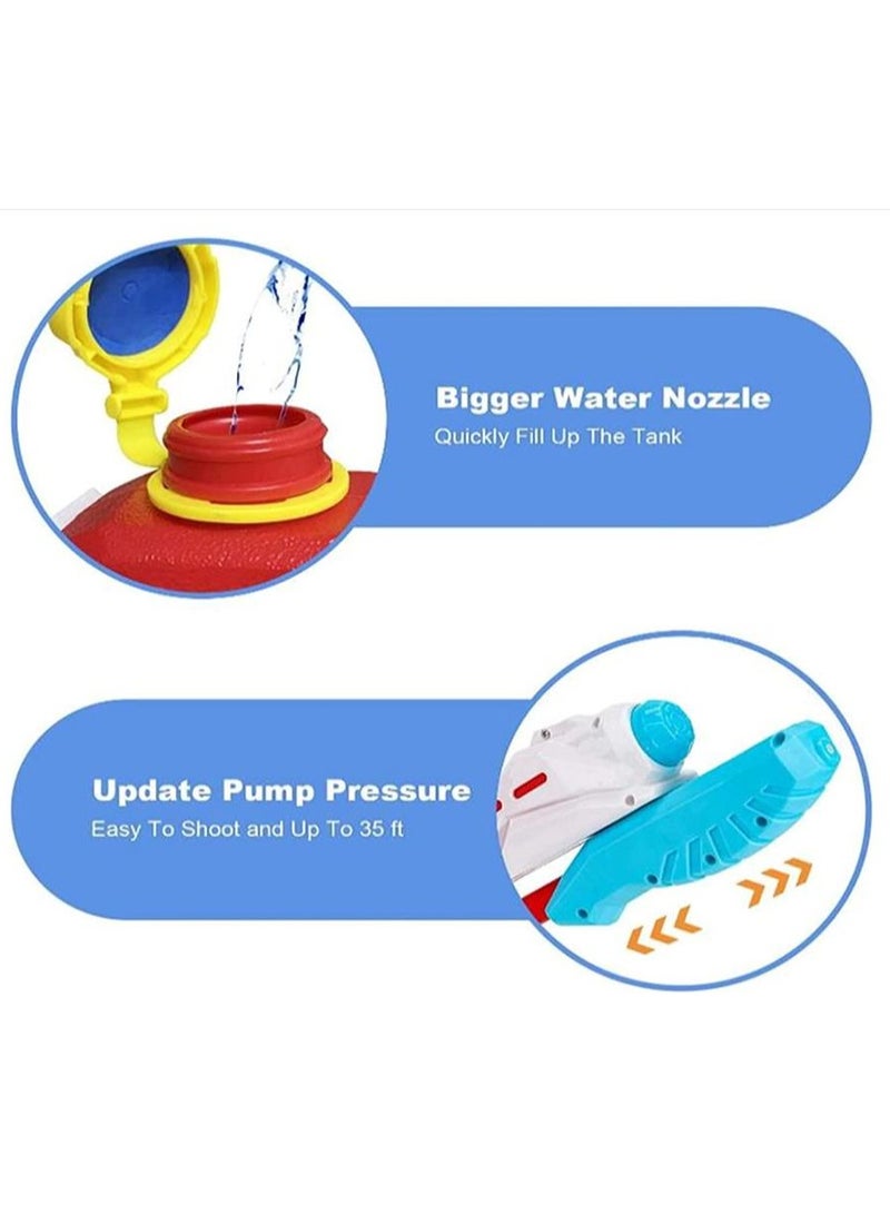Soofam Water Gun Toy for Kids 2 Piece Set Automatic Water Absorption Outdoor Water Battle Game Toy for Children Daily Play - Image 3