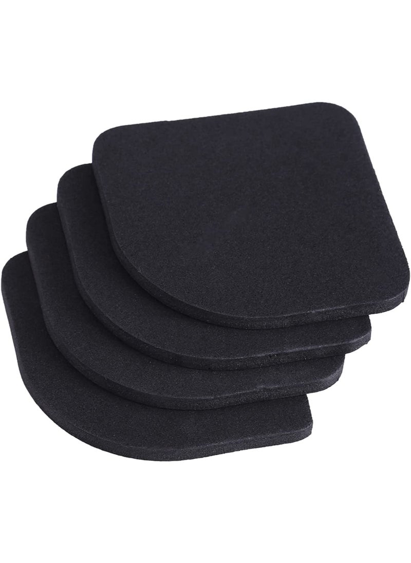 Trifecta Trifecta AntiVibration Pads Silent Feet Shock Absorbing Washer Pads 4 PCs AntiSlip Anti Walk Rubber Mats Protector Mats for Washing Machine Dryer Refrigerator Furniture Table Size 77 x 77 CM 4 