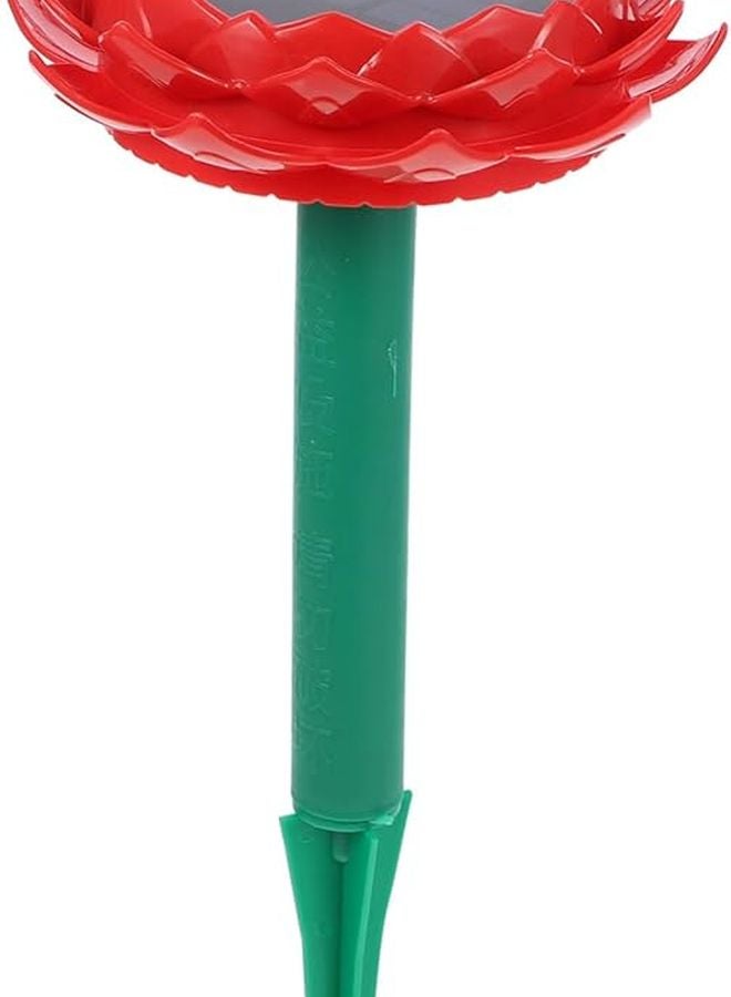 Solar Powered Lotus Speaker Outdoor Bluetooth Music Player with LED Lights - Image 1