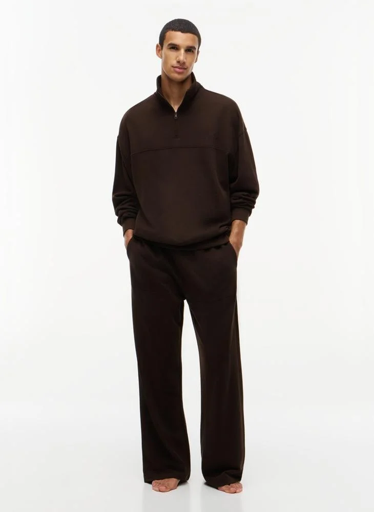 Tommy Hilfiger  TH Original Terry Quarter-Zip Lounge Jumper for Men | Best Price UAE