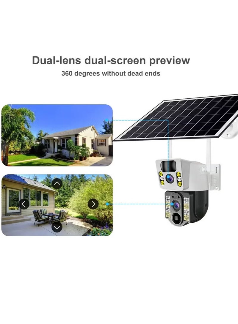 ELTRAZONE Smart Solar Security Camera with 4G – 8MP Dual Lens Outdoor Surveillance System, Solar Charging, AI-Powered Motion Detection, Full-Color Night Vision, Two-Way Audio, Remote Mobile Monitoring, Weatherproof IP65 for Home & Business Security - Image 4