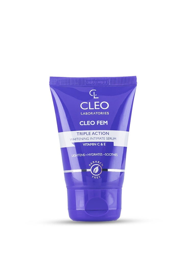 Cleo - Fem Triple Action whitening intimate serum - 30 ml - Image 1
