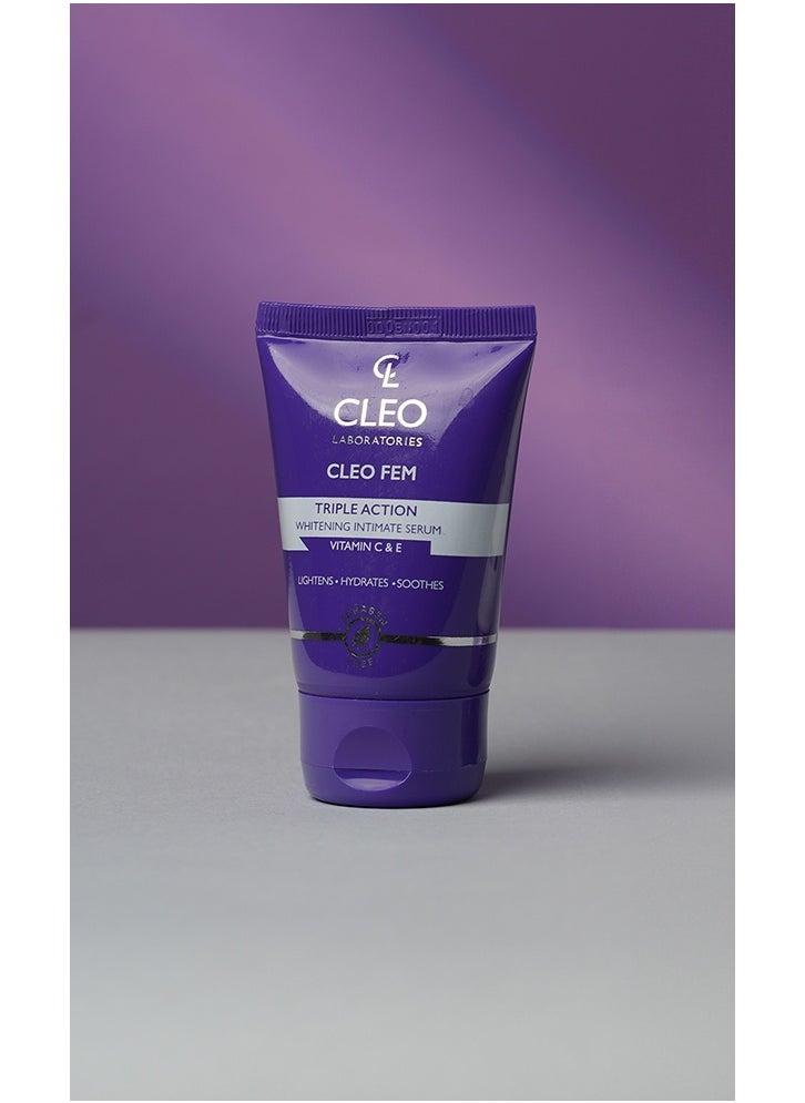 Cleo - Fem Triple Action whitening intimate serum - 30 ml - Image 1