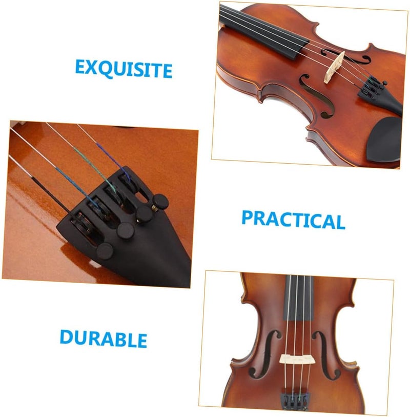 Healifty 8Pcs Violin Strings Full Set Replacement Kit with Ball End Acoustic Violin String Accessories for Improved Tone and Easy Installation - Image 5