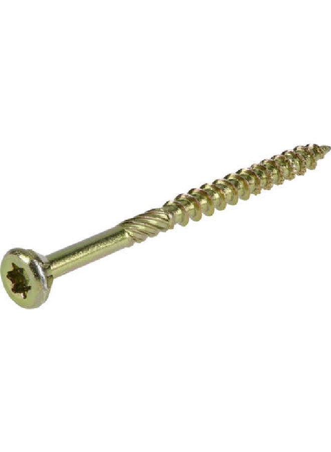 Hillman Power Pro Zinc Plated Flat Head Premium Interior Wood Screw Yellow 9 x 2.5 Inch 5000502  - Image 3
