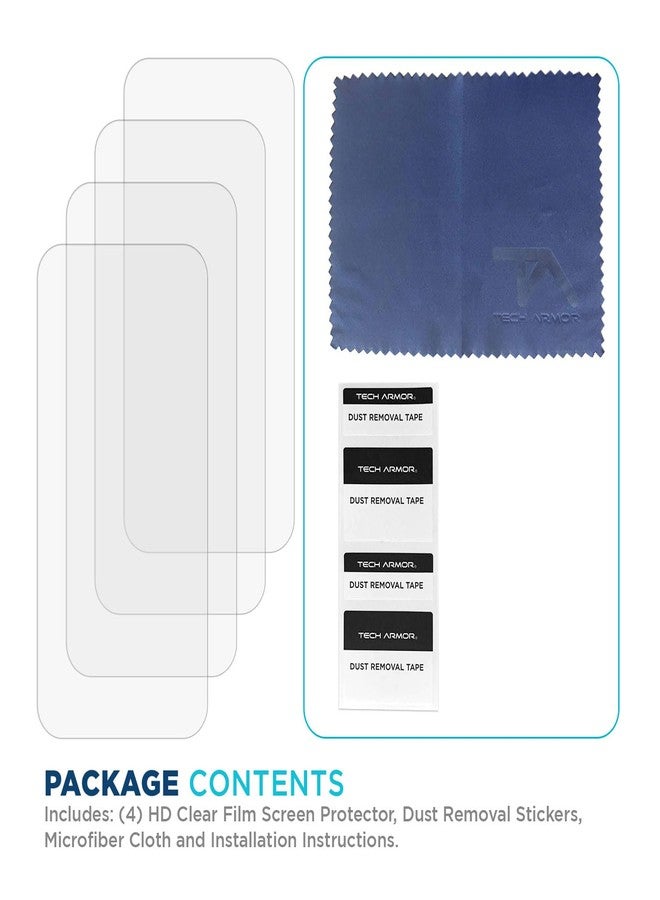 Tech Armor iPhone 17 Pro Max Screen Protector 6.9 inch - HD Clear Film, Ultimate Display Protection, Crystal Clear Clarity, Easy Installation, Premium Quality, 4 Pack - Image 5