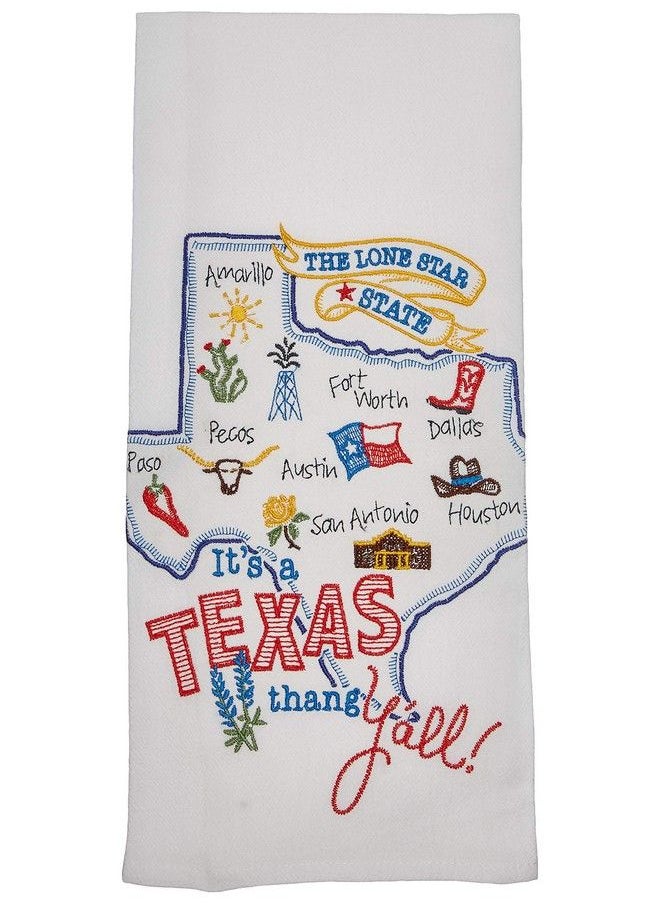 Kay Dee Designs St Thing Texas Emb F/S Dish Towel 17.5 X 28 Various  - Image 2