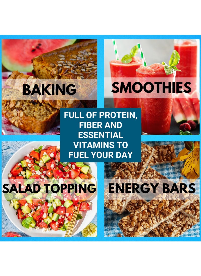 BLISS OF EARTH - Raw Watermelon Seeds for Eating Superfood Tarbooj Magaj for Skin & Hair Care Protein-Rich Snack for Healthy Keto Diet 200g - Image 1