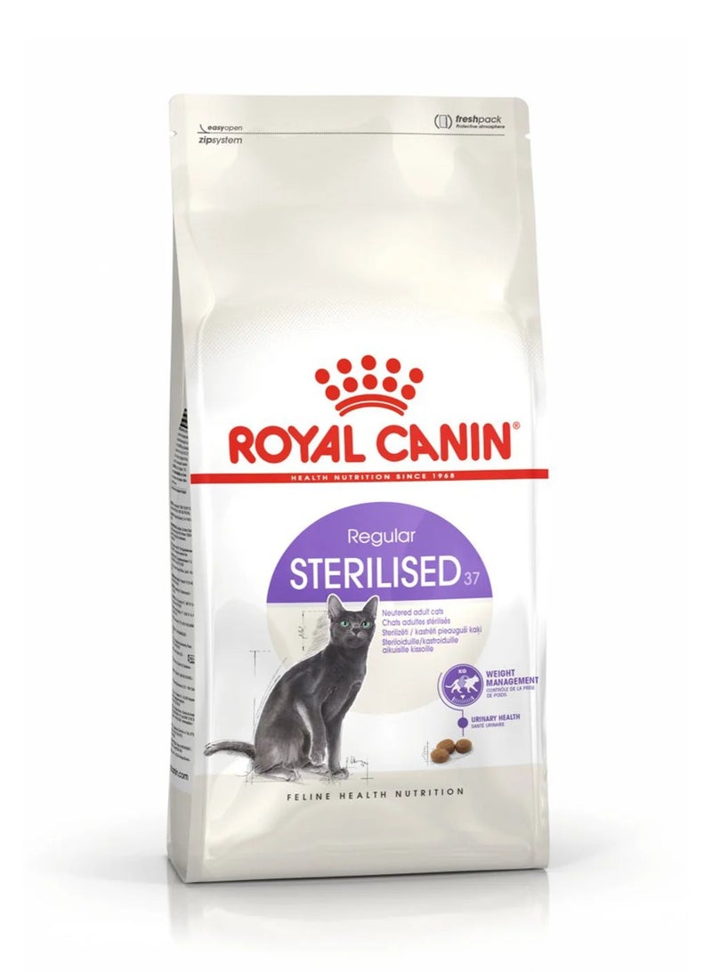 Royal Canin Regular Sterilised 37 Dry Cat Food for Neutered Adult Cats - 400g - Image 1